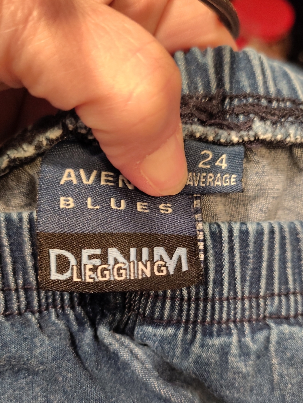Avenue Blues Denim Legging Jeans - Light Blue